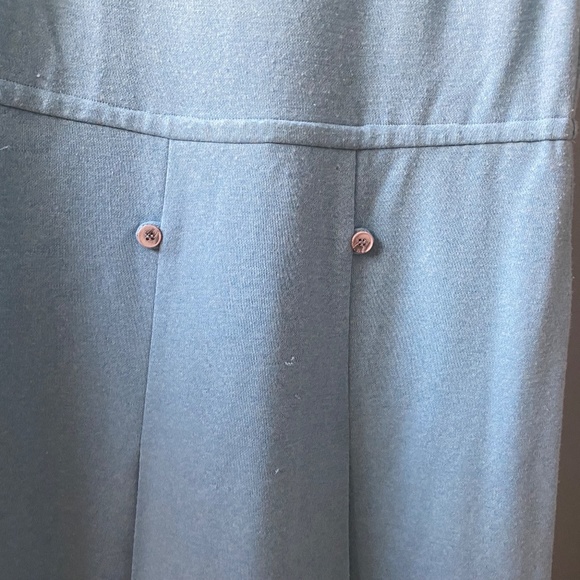 1960s 70s Leslie Fay Vintage Wool Dress Sz M L - Picture 10 of 14